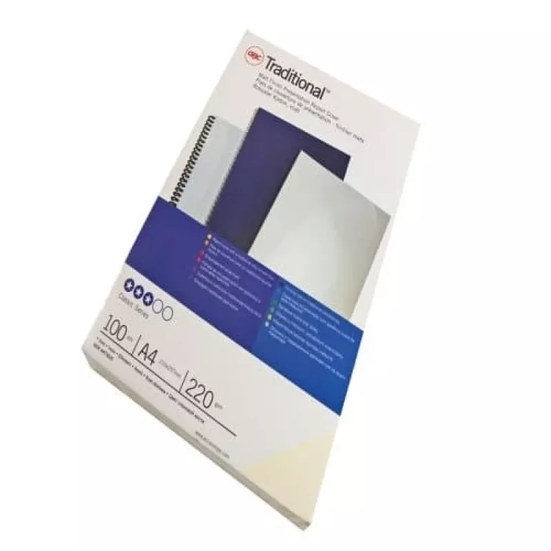 GBC ibiStol väzbové obaly A4, biele matné, 350 g/m²