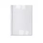 GBC LeatherGrain ThermoBinde kryty 1,5 mm biela (100), A4, PVC, transparentná, biela, matná, 15 listov, 1,5 mm