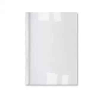 GBC LeatherGrain ThermoBind obaly 3 mm biela (100), A4, PVC, transparentná, biela, matná, 30 listov, 3 mm