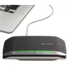 HP Poly Sync 20 USB-A konferenčný reproduktor, PC, strieborná, 0,715 m, IP64, Windows 10, Windows 11, MacOS