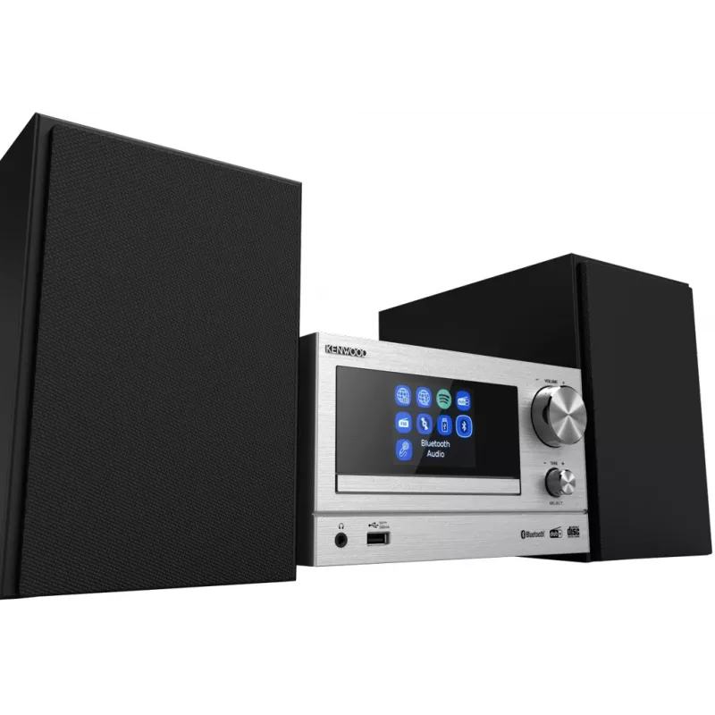Kenwood M-7000S domáci audio minisystém 30 W strieborný