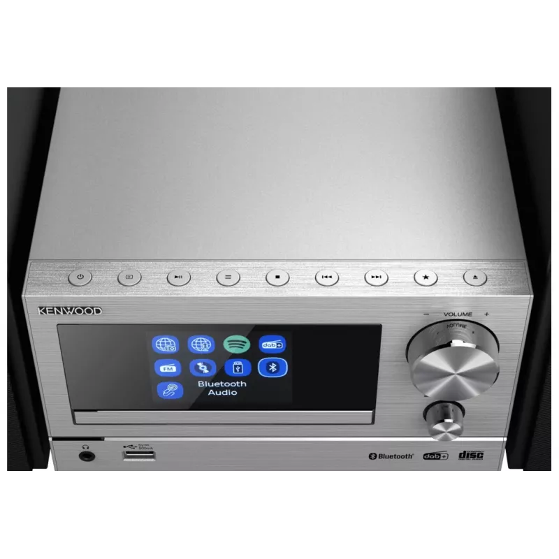 Kenwood M-7000S domáci audio minisystém 30 W strieborný