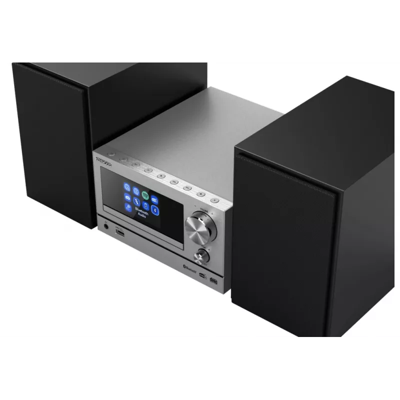 Kenwood M-7000S domáci audio minisystém 30 W strieborný