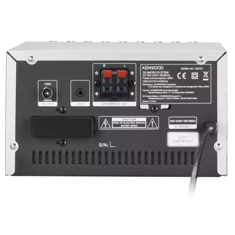 Kenwood M-7000S domáci audio minisystém 30 W strieborný