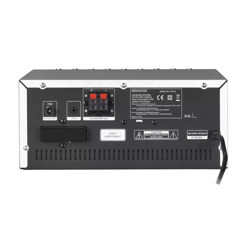 Kenwood M-9000S domáci audio minisystém 50 W strieborný