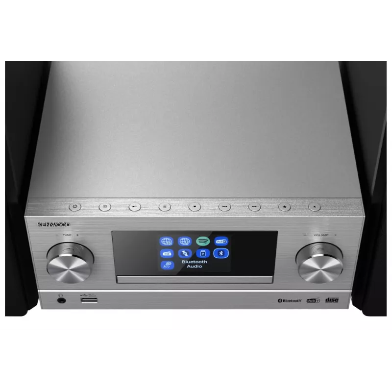Kenwood M-9000S domáci audio minisystém 50 W strieborný