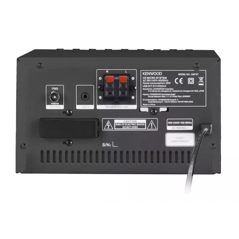 Kenwood M-7000S domáci audio minisystém 30 W čierny