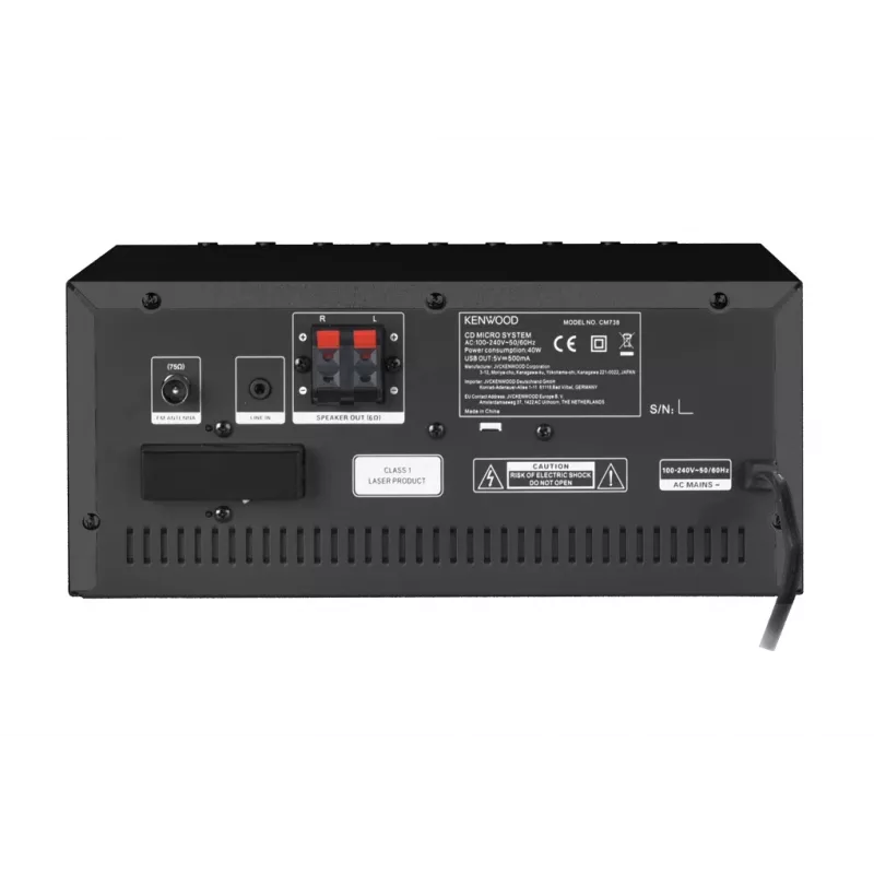 Kenwood M-9000S domáci audio mini systém 50 W čierny