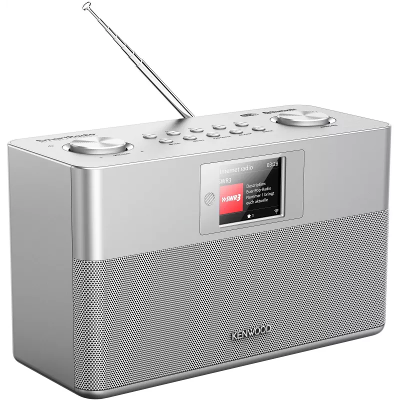 Kenwood CR-ST100S-S internetové digitálne rádio strieborné