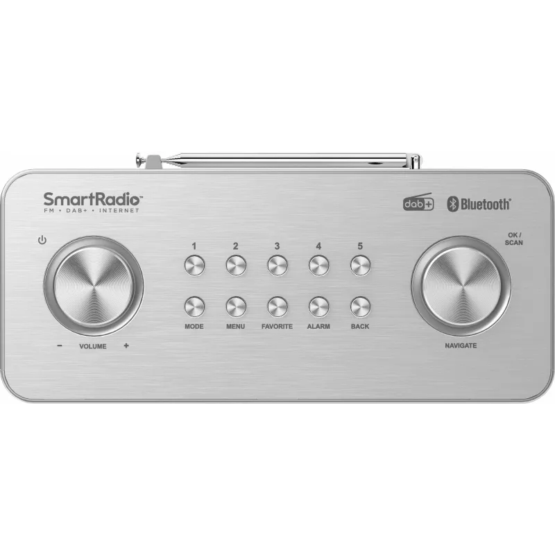 Kenwood CR-ST100S-S internetové digitálne rádio strieborné