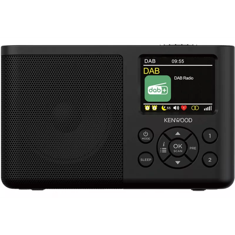 Kenwood CR-M33DAB prenosné digitálne rádio čierne