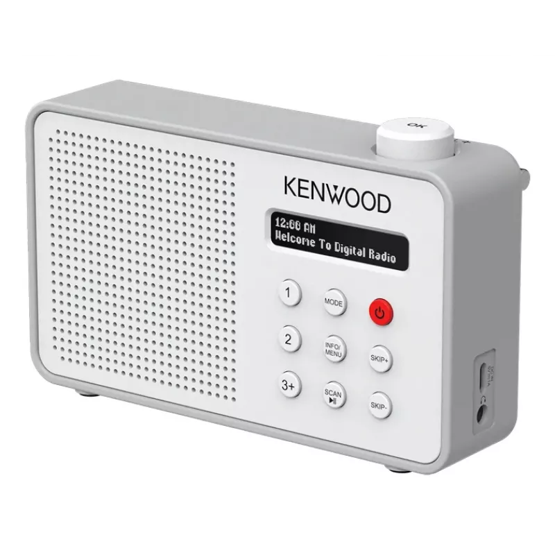Kenwood CR-M25DAB-W rádio prenosné digitálne biele