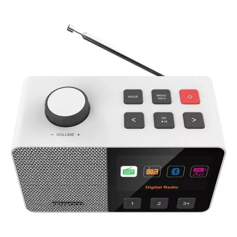 Kenwood CR-M70DAB-W prenosné digitálne rádio biele