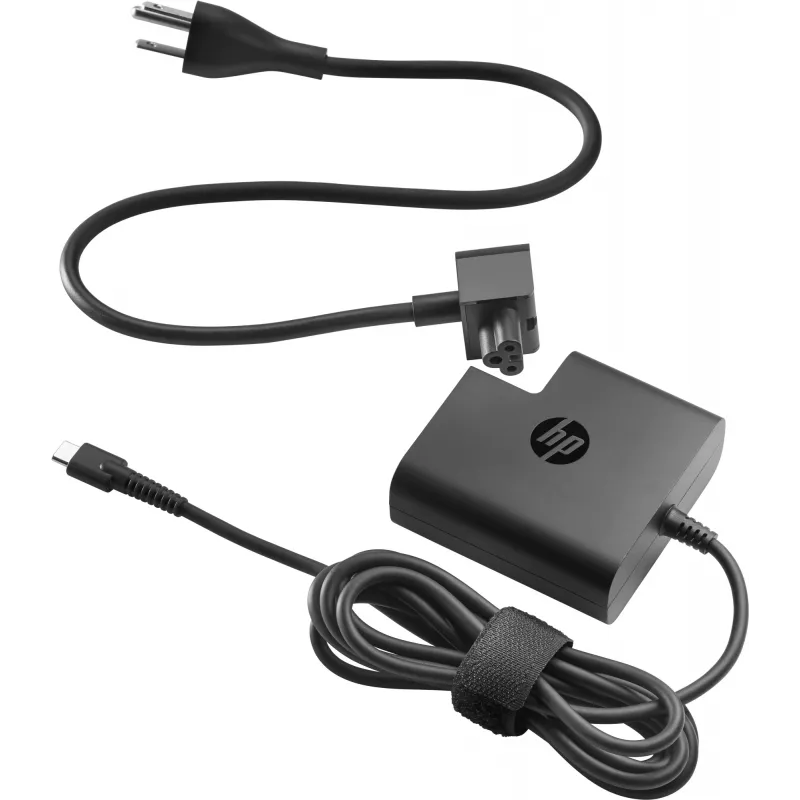 HP 65W USB-C napájací zdroj, interiérový, AC, čierny