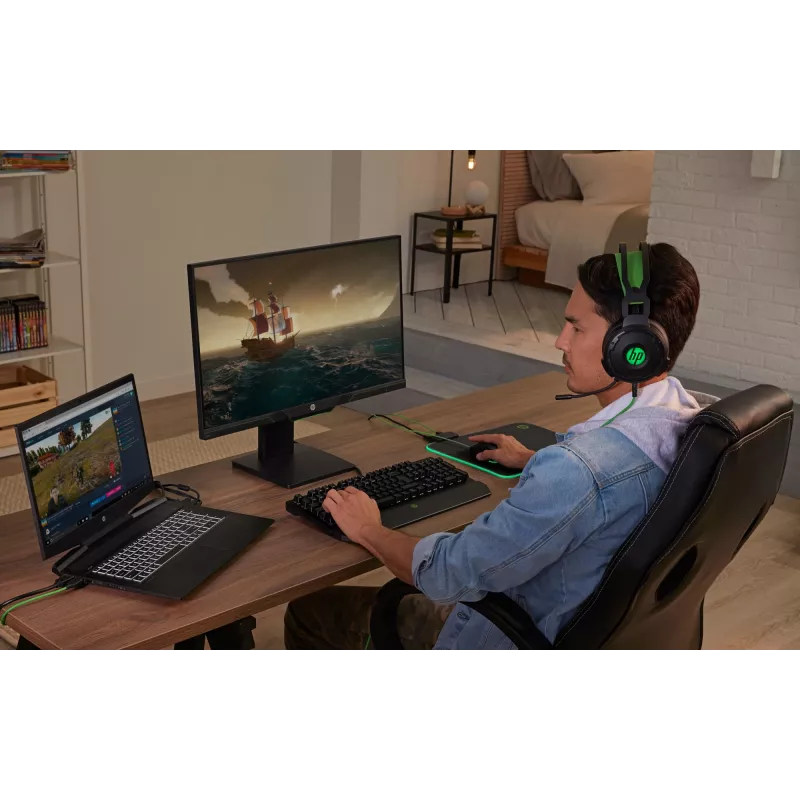 HP Pavilion Gaming klávesnica 800, Full-size (100%), káblová, USB, mechanická, čierna