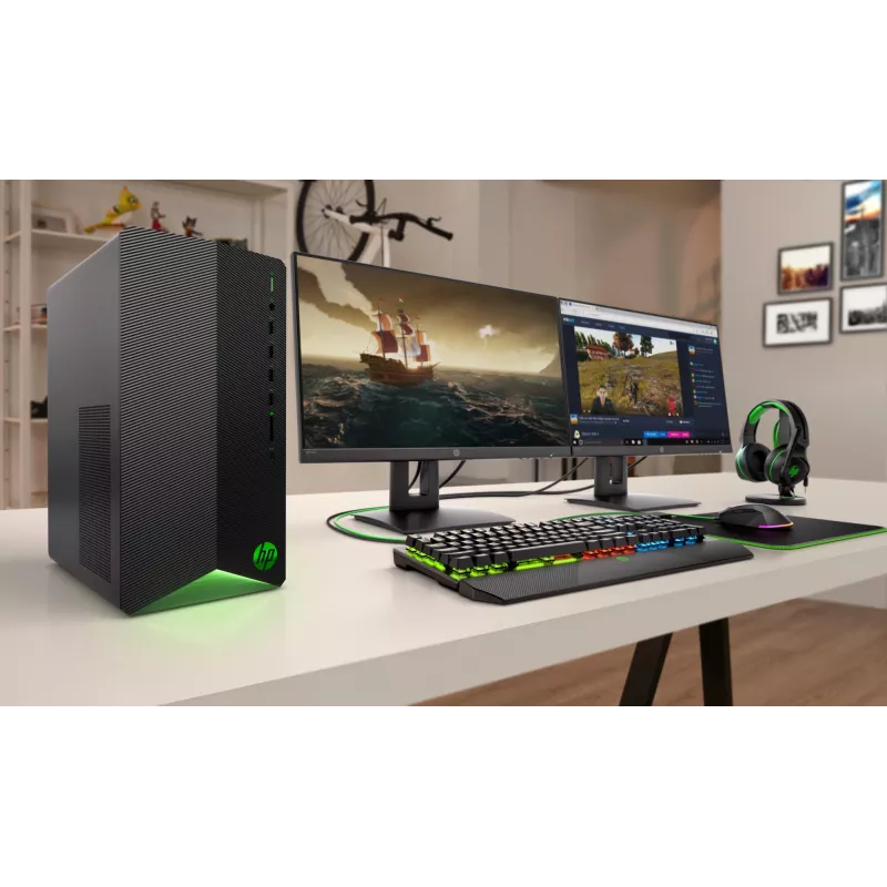 HP Pavilion Gaming klávesnica 800, Full-size (100%), káblová, USB, mechanická, čierna
