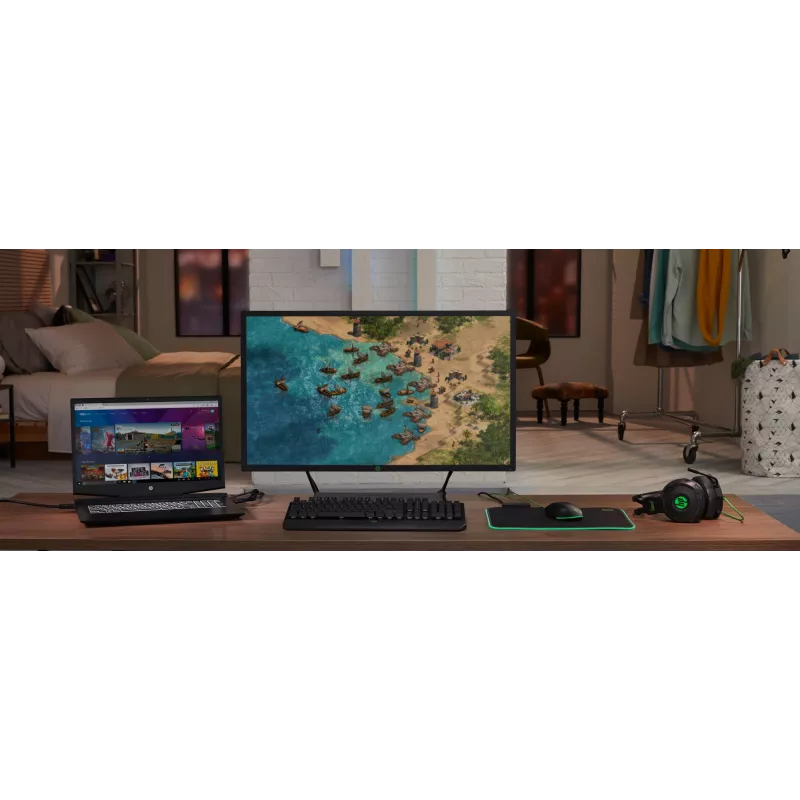 HP Pavilion Gaming klávesnica 800, Full-size (100%), káblová, USB, mechanická, čierna