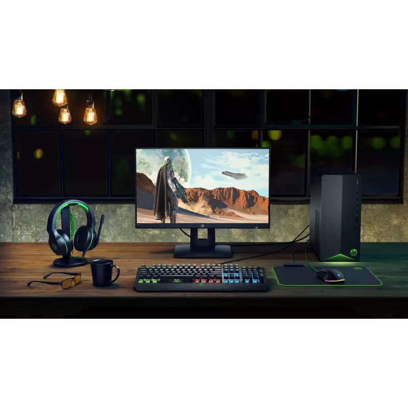 HP Pavilion Gaming klávesnica 800, Full-size (100%), káblová, USB, mechanická, čierna