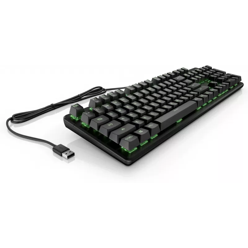 HP Pavilion Gaming klávesnica 550, Full-Size (100 %), káblová, USB, LED, čierna