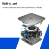 HP Thunderbolt 4 Ultra 280W G6 dok, káblový, Thunderbolt 4, 280 W, 10,100,1000,2500 Mbit/s, sivý, 8K Ultra HD