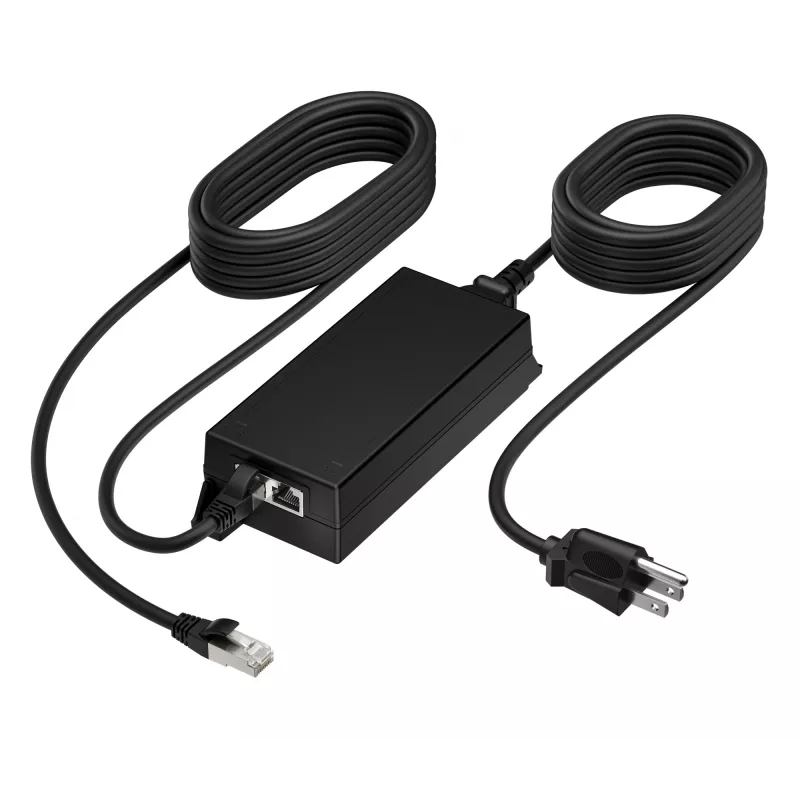 HP Poly PoE++ 65W 2.5G adaptér s 3,66 m CAT6A káblom a napájacím káblom