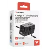 Verbatim Charge 'n' Travel 70W 2C sťahovací univerzálny cestovný adaptér čierna