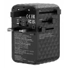 Verbatim Charge 'n' Travel 170W univerzálny cestovný adaptér čierna