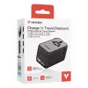 Verbatim Charge 'n' Travel 170W univerzálny cestovný adaptér čierna
