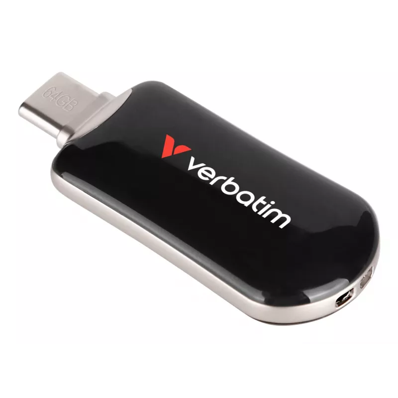 Verbatim Plectra USB-C flash disk čierny 64GB