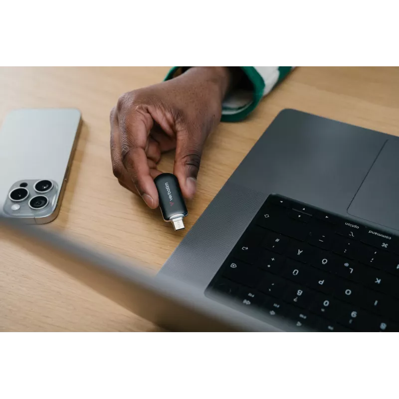 Verbatim Plectra USB-C flash disk čierny 256GB, 256 GB, USB Type-C, 3.2 Gen 1 (3.1 Gen 1), 100 MB/s, bez krytky, čierny