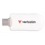Verbatim Plectra USB-C flash disk biely 64 GB, 64 GB, USB Type-C, 3.2 Gen 1 (3.1 Gen 1), 100 MB/s, bez krytky, biely
