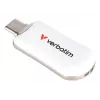 Verbatim Plectra USB-C flash disk biely 64 GB, 64 GB, USB Type-C, 3.2 Gen 1 (3.1 Gen 1), 100 MB/s, bez krytky, biely
