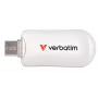 Verbatim Plectra USB-C flash disk biely 512GB, 512 GB, USB Type-C, 3.2 Gen 1 (3.1 Gen 1), 100 MB/s, bez krytky, biely