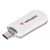 Verbatim Plectra USB-C flash disk biely 512GB, 512 GB, USB Type-C, 3.2 Gen 1 (3.1 Gen 1), 100 MB/s, bez krytky, biely