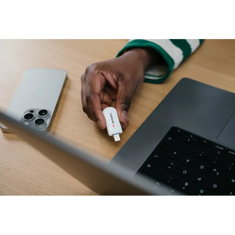 Verbatim Plectra USB-C flash disk biely 512GB, 512 GB, USB Type-C, 3.2 Gen 1 (3.1 Gen 1), 100 MB/s, bez krytky, biely