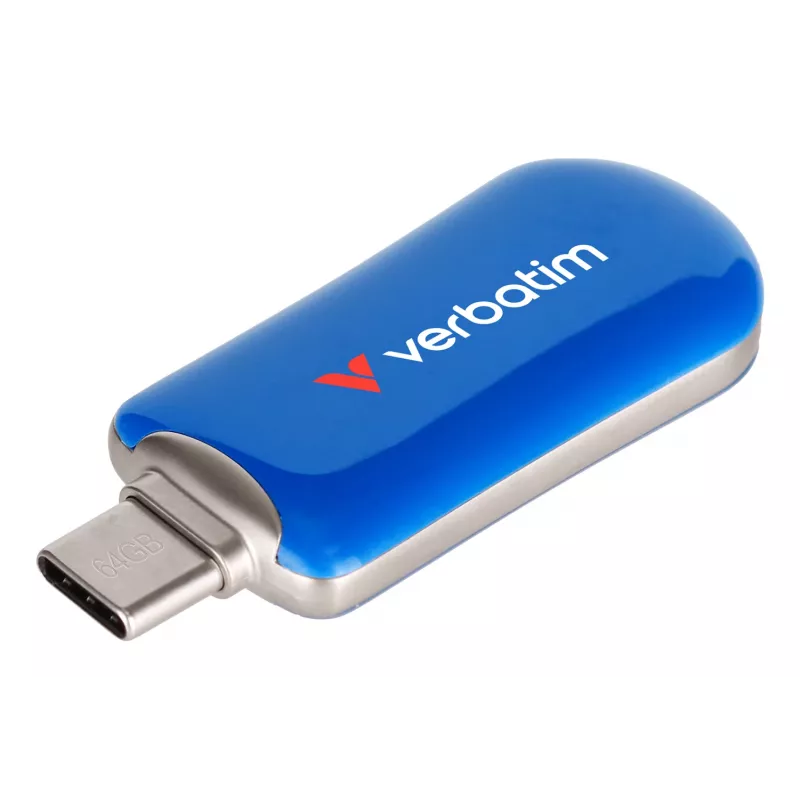 Verbatim Plectra USB-C flash disk modrý 64GB