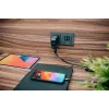 Verbatim Mini GaN nabíjačka 100W s displejom, interiérová, AC, 20 V, čierna