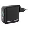 Verbatim Mini GaN nabíjačka 140W s displejom, interiérová, AC, 28 V, čierna