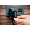 Verbatim Mini GaN nabíjačka 140W s displejom, interiérová, AC, 28 V, čierna