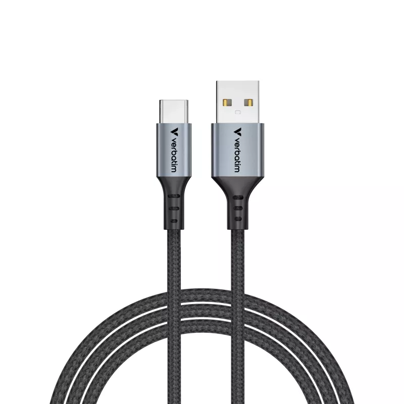Verbatim Sync & Charge kábel USB-A na USB-C 120 cm, 1,2 m, USB A, USB C, USB 2.0, 0,48 Gbit/s, čierny