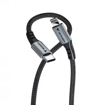 Verbatim Sync & Charge kábel USB-C na Lightning 120 cm, 1,2 m, Lightning, USB C, konektor samec, konektor samec, čierna