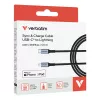 Verbatim Sync & Charge kábel USB-C na Lightning 120 cm, 1,2 m, Lightning, USB C, konektor samec, konektor samec, čierny
