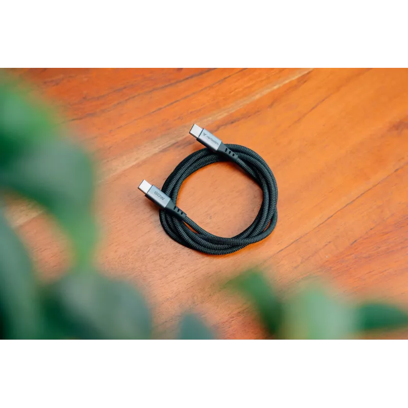 Verbatim Sync & Charge kábel – 60W USB-C na USB-C 120 cm, 1,2 m, USB C, USB C, USB 2.0, 0,48 Gbit/s, čierny