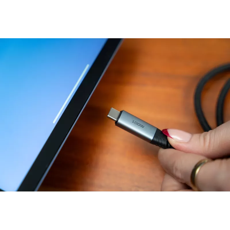 Verbatim Sync & Charge kábel – 100W USB-C na USB-C 120 cm, 1,2 m, USB C, USB C, USB 2.0, 0,48 Gbit/s, čierny