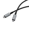 Verbatim Sync & Charge USB C na USB C 240W 40 Gbit/s 120 cm, 1,2 m, USB C, USB C, USB4 Gen 2x2, 40 Gbit/s, čierna