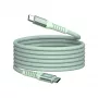Verbatim Sync & Charge magnetický kábel – 100W USB-C na USB-C 120 cm zelený