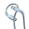 Verbatim Sync & Charge magnetický kábel – 100W USB-C na USB-C 120 cm modrý