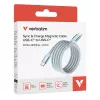 Verbatim Sync & Charge magnetický kábel – 100W USB-C na USB-C 120 cm modrý