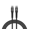 Verbatim Sync & Charge magnetický kábel – 60 W USB-C na USB-C, 120 cm, čierny