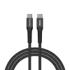 Verbatim Sync & Charge magnetický kábel – 100 W USB-C na USB-C 120 cm čierny